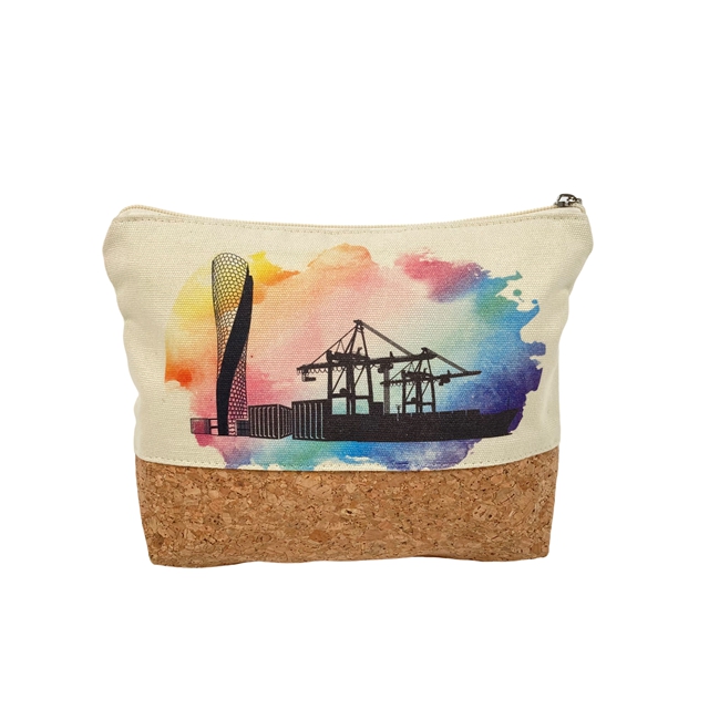 Fashionable Corduroy Cosmetic Case For Women